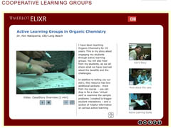 MERLOT pedagogy portal screenshot